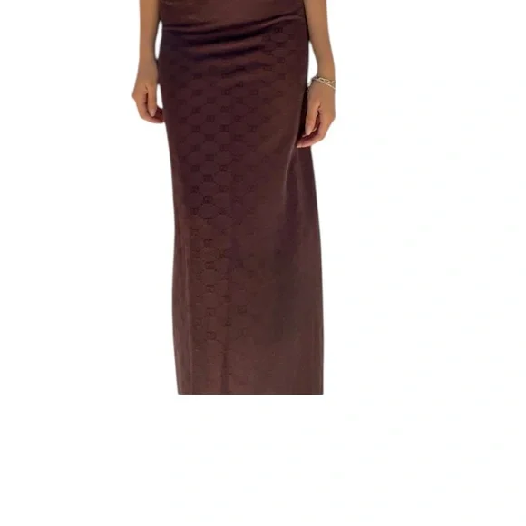 Gucci Tom Ford 1998 Monogram Maxi Dress - Picture 7 of 7